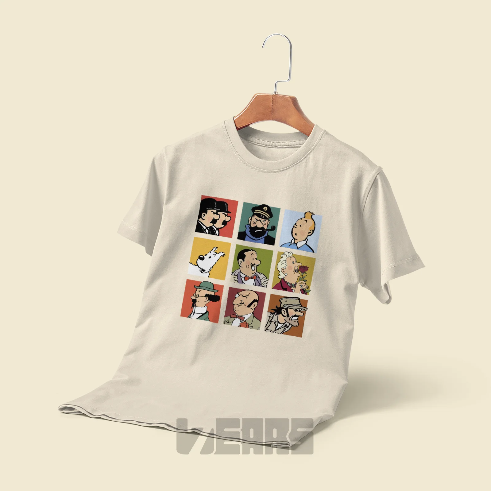 تیشرت تن تن Tintin طرح کاراکتر های کمیک (3) تیشرت تن تن Tintin طرح کاراکتر های کمیک