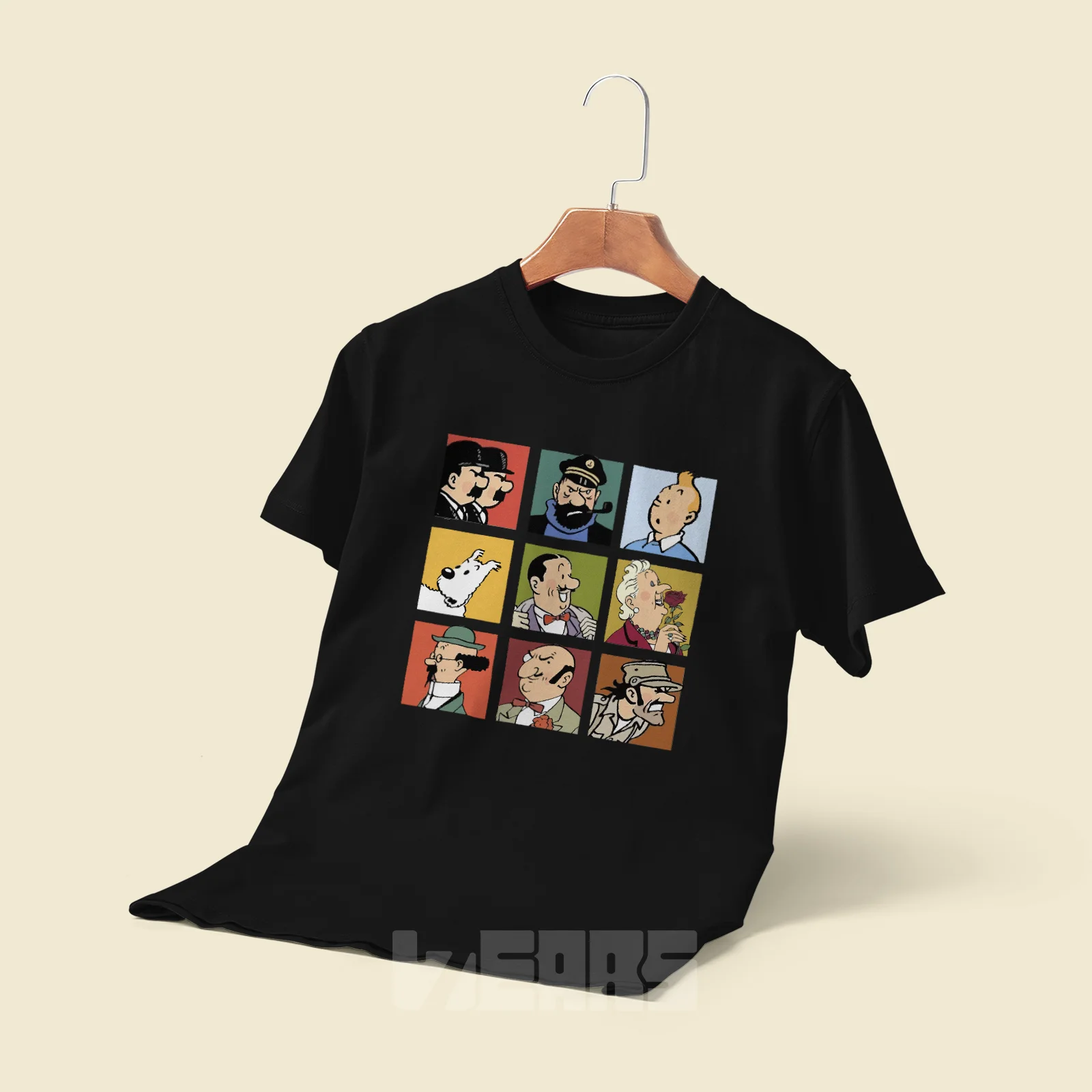 تیشرت تن تن Tintin طرح کاراکتر های کمیک (4) تیشرت تن تن Tintin طرح کاراکتر های کمیک