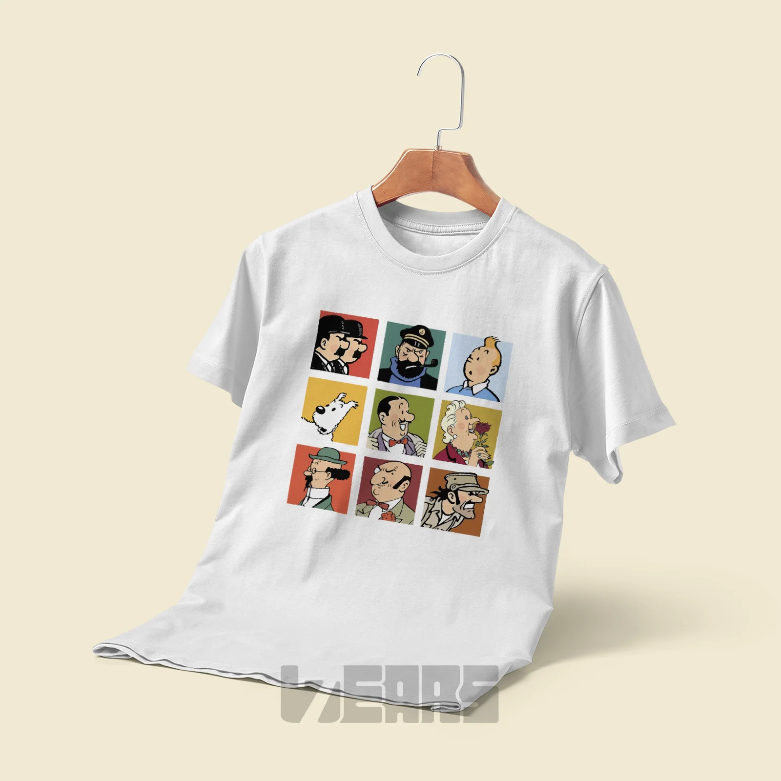 تیشرت تن تن Tintin طرح کاراکتر های کمیک (6) تیشرت تن تن Tintin طرح کاراکتر های کمیک