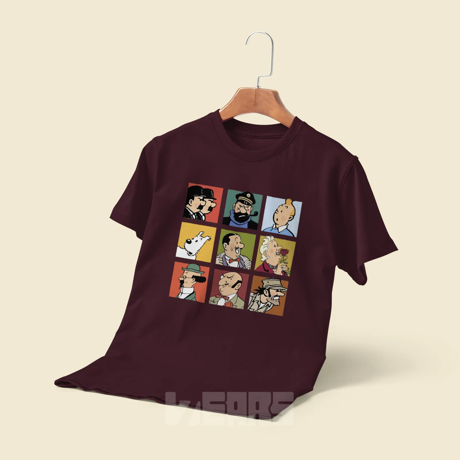 تیشرت تن تن Tintin طرح کاراکتر های کمیک (7) تیشرت تن تن Tintin طرح کاراکتر های کمیک