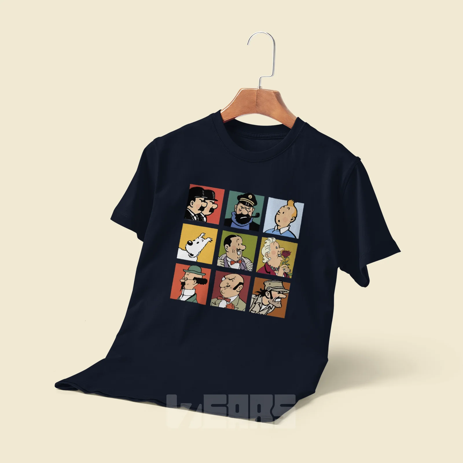 تیشرت تن تن Tintin طرح کاراکتر های کمیک (8) تیشرت تن تن Tintin طرح کاراکتر های کمیک