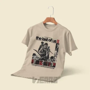 تیشرت The Last Of Us 2 طرح پوستر کلاسیک بازی