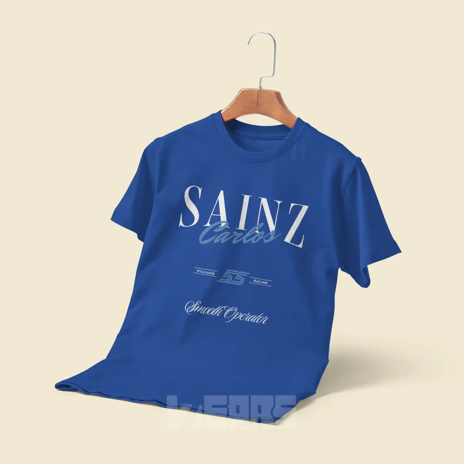 New T-shirt Mockup HQ 1600 copy تیشرت کلاسیک Carlos Sainz طرح Smooth Operator Specials