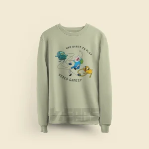 سویشرت Adventure Time طرح ویدیوگیم