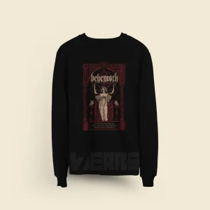 سویشرت Behemoth طرح پوستر تور بهیموث لیمیتد ادیشن