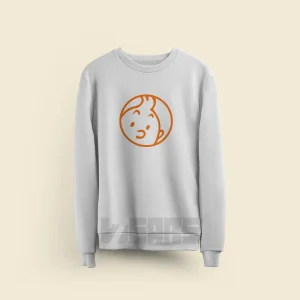 سویشرت تن تن Tintin طرح Outline