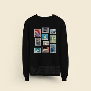 سویشرت تن تن طرح تمبر