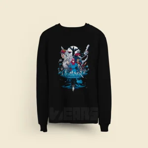 سویشرت جیبلی طرح انیمه شاهزاده مونونوکه