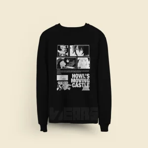 سویشرت قلعه متحرک هاول طرح هنری انیمیشن