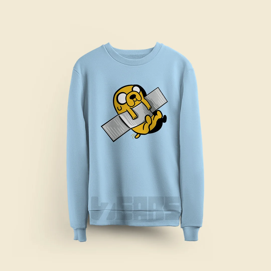 سویشرت کارتون Adventure Time طرح جیک (4) سویشرت کارتون Adventure Time طرح جیک