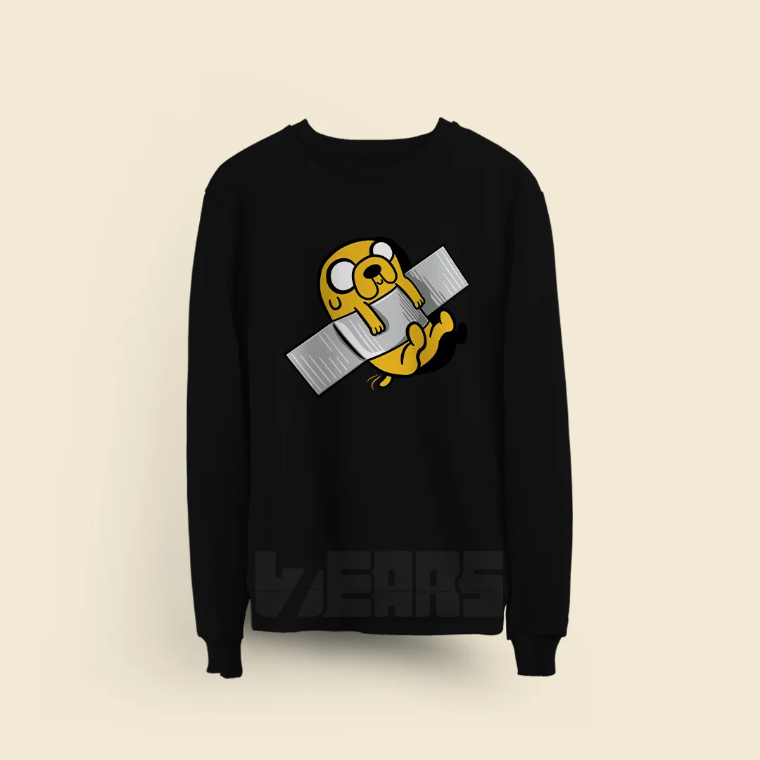 سویشرت کارتون Adventure Time طرح جیک (5) سویشرت کارتون Adventure Time طرح جیک