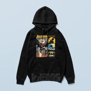 هودی بتمن طرح پوستر ست با کت وومن