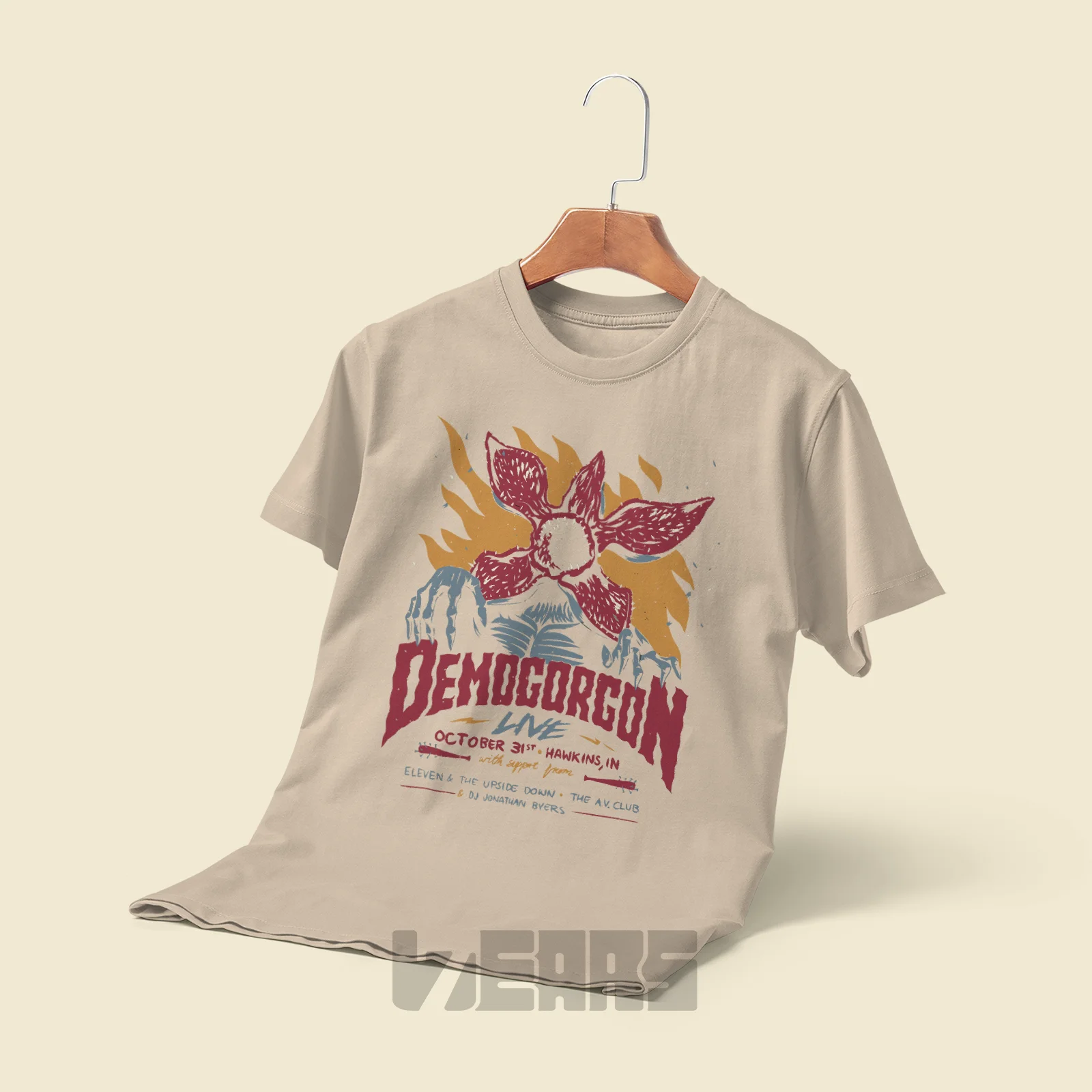 تیشرت Stranger Things طرح دموگورگن (5) تیشرت Stranger Things طرح دموگورگن