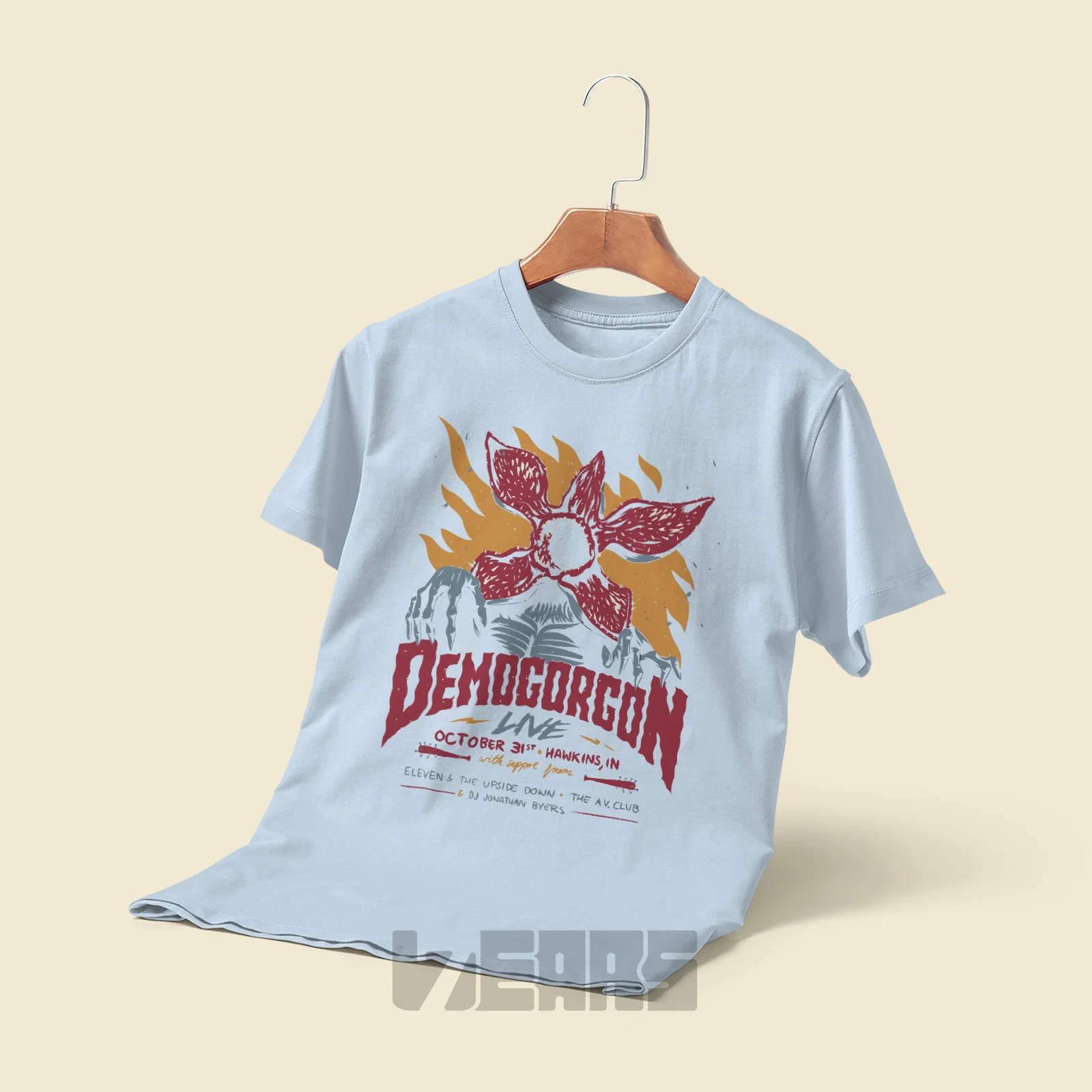 تیشرت Stranger Things طرح دموگورگن (7) تیشرت Stranger Things طرح دموگورگن