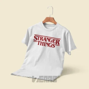 تیشرت Stranger Things طرح لوگوی قرمز