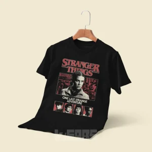 تیشرت استرنجر تینگز طرح فصل آخر سریال