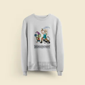 سویشرت Disenchantment طرح انیمیشن طلسم شدگان