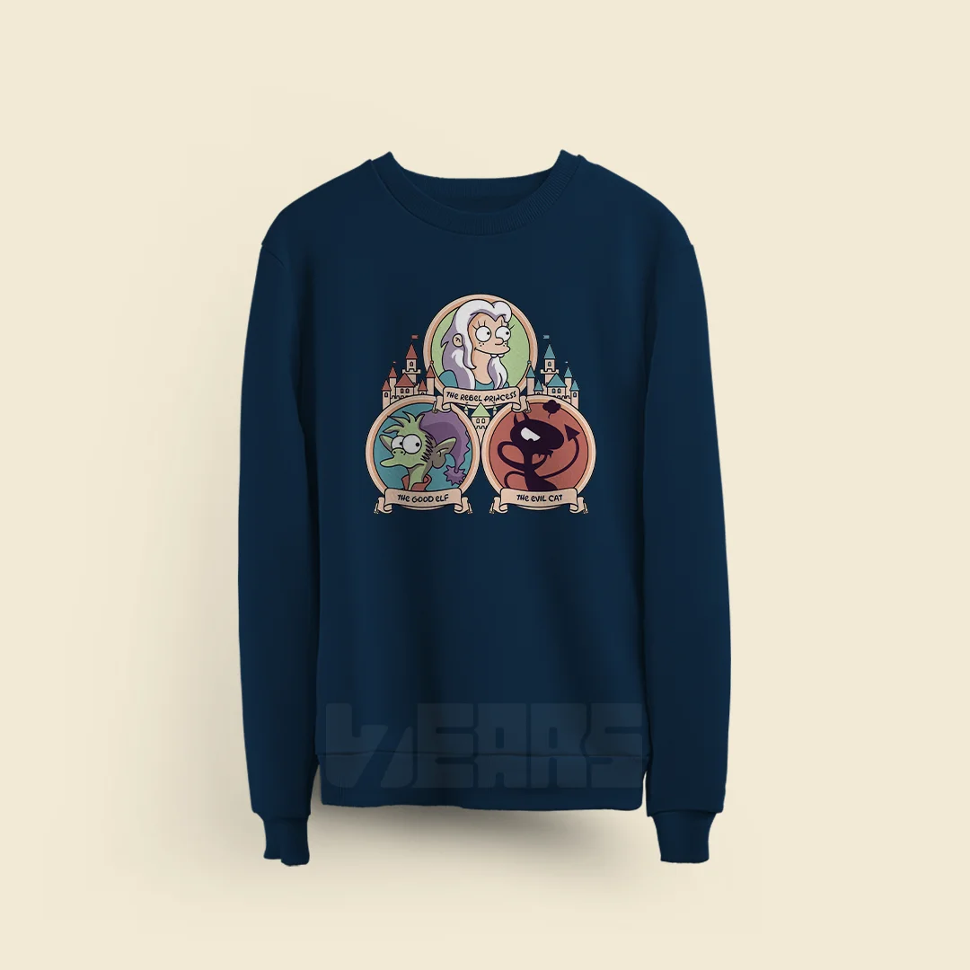 سویشرت طلسم شدگان طرح انیمیشن Disenchantment (1) سویشرت طلسم شدگان طرح انیمیشن Disenchantment