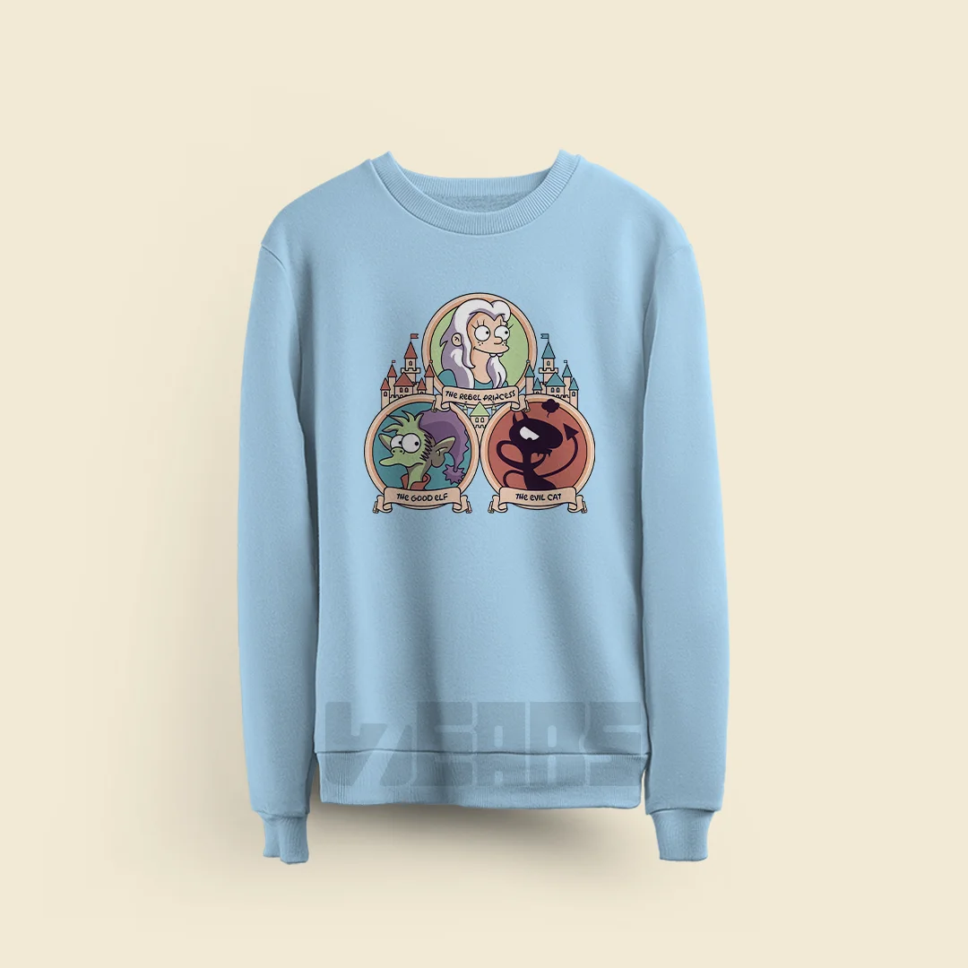 سویشرت طلسم شدگان طرح انیمیشن Disenchantment (4) سویشرت طلسم شدگان طرح انیمیشن Disenchantment