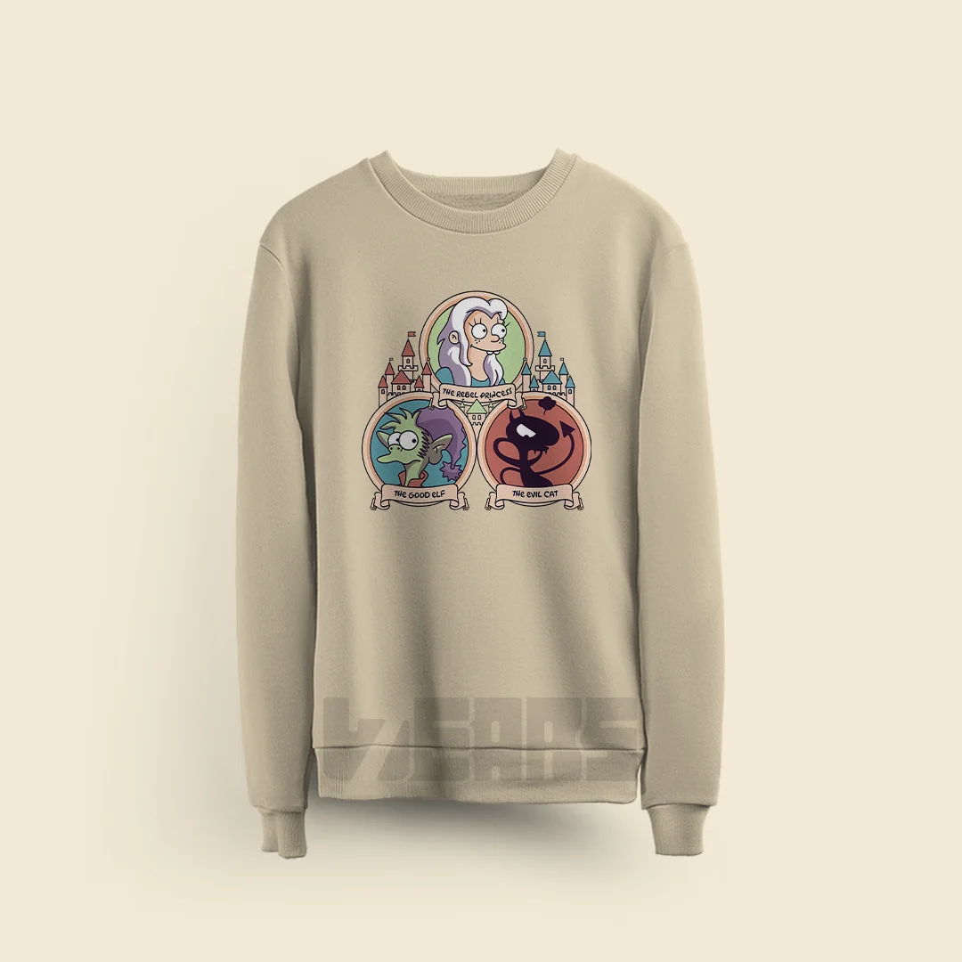 سویشرت طلسم شدگان طرح انیمیشن Disenchantment سویشرت طلسم شدگان طرح انیمیشن Disenchantment