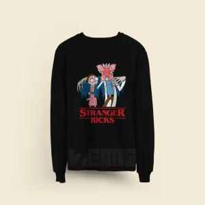 سوییشرت Stranger Things طرح ریک و مورتی