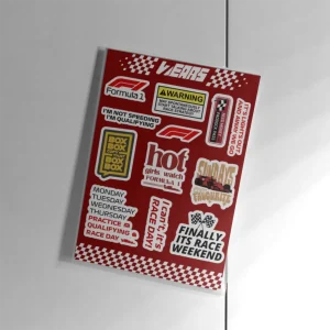 پک استیکر فرمول یک 7wears