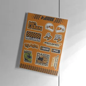 پک استیکر مک‌لارن 7wears