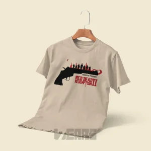 تیشت رد دد ریدمشن 2 طرح پوستر بازی