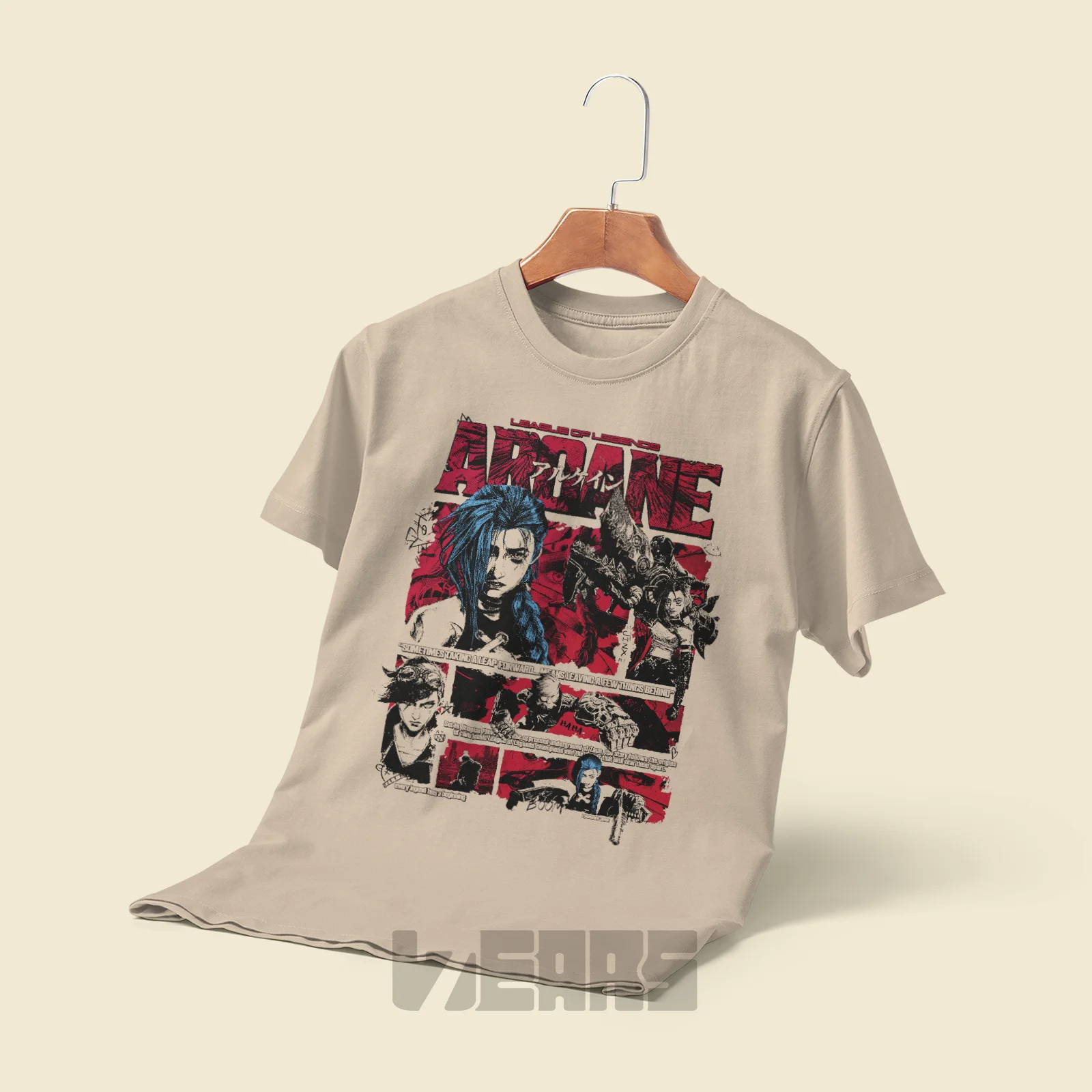 تیشرت Arcane طرح پوستر فصل دوم (1) تیشرت Arcane طرح پوستر فصل دوم