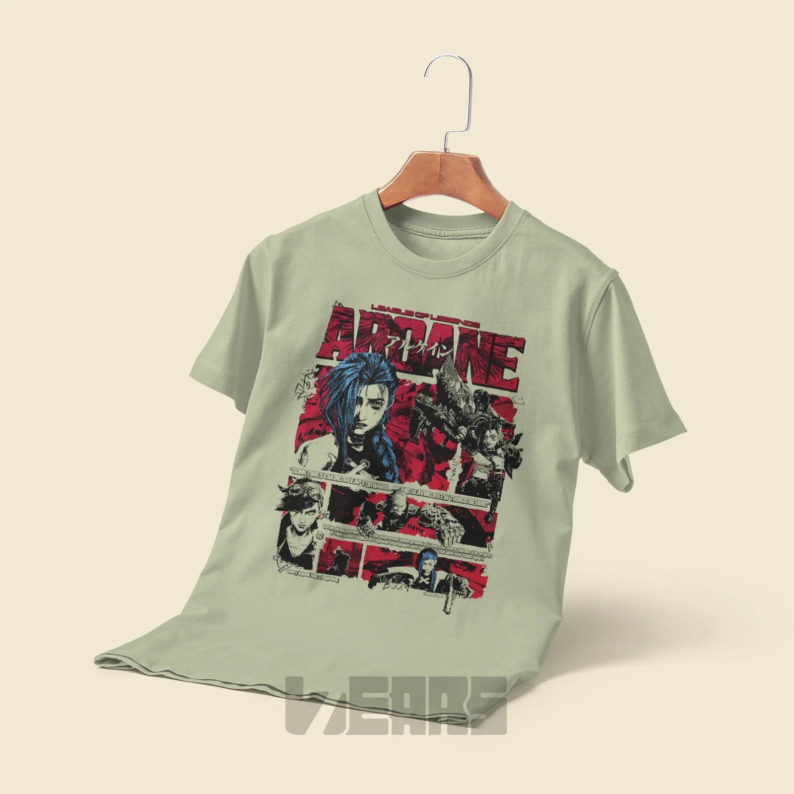 تیشرت Arcane طرح پوستر فصل دوم (2) تیشرت Arcane طرح پوستر فصل دوم