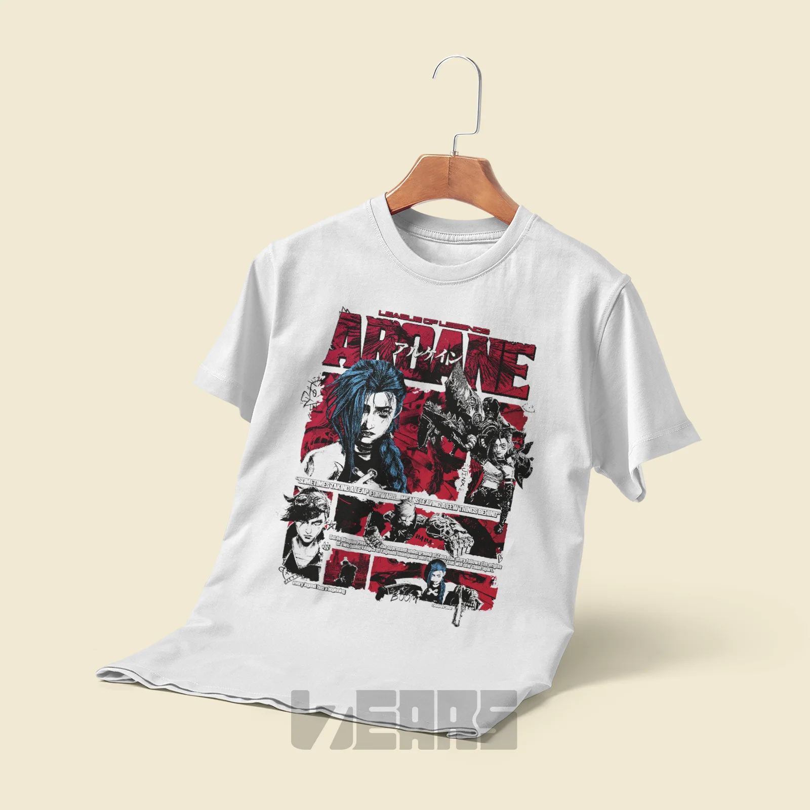 تیشرت Arcane طرح پوستر فصل دوم تیشرت Arcane طرح پوستر فصل دوم