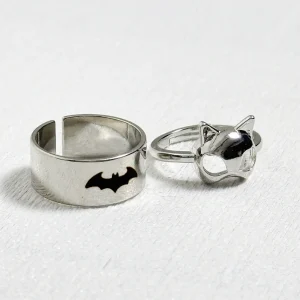 ست انگشتر بتمن و کت وومن وارداتی