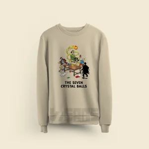 سویشرت دورس Tintin طرح تن تن هفت گوی بلورین
