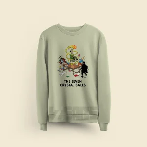 سویشرت دورس Tintin طرح تن تن هفت گوی بلورین