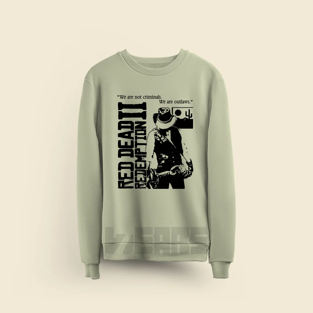 سویشرت رد دد ریدمشن طرح Outlaws (1) سویشرت رد دد ریدمشن طرح Outlaws