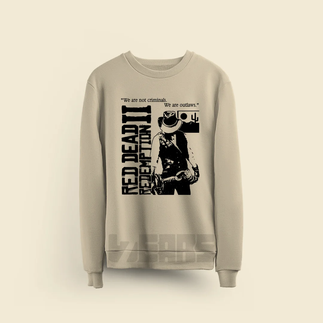 سویشرت رد دد ریدمشن طرح Outlaws (3) سویشرت رد دد ریدمشن طرح Outlaws