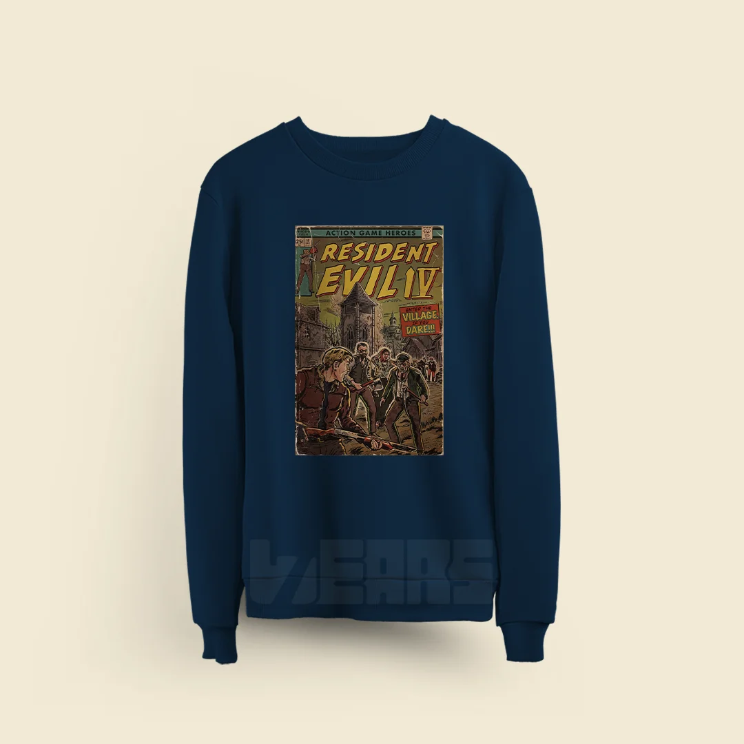 سویشرت رزیدنت اویل طرح کمیک RE4 (1) سویشرت رزیدنت اویل طرح کمیک RE4