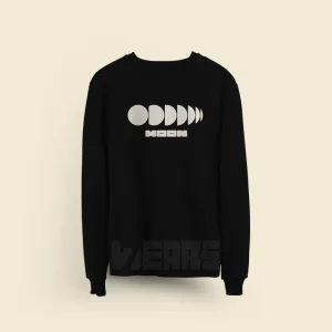 سویشرت وایب دهه هشتاد طرح Moon