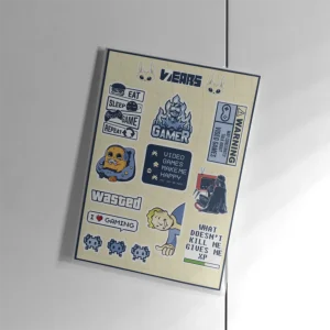 پک استیکر گیمینگ بازی گیمر 7wears