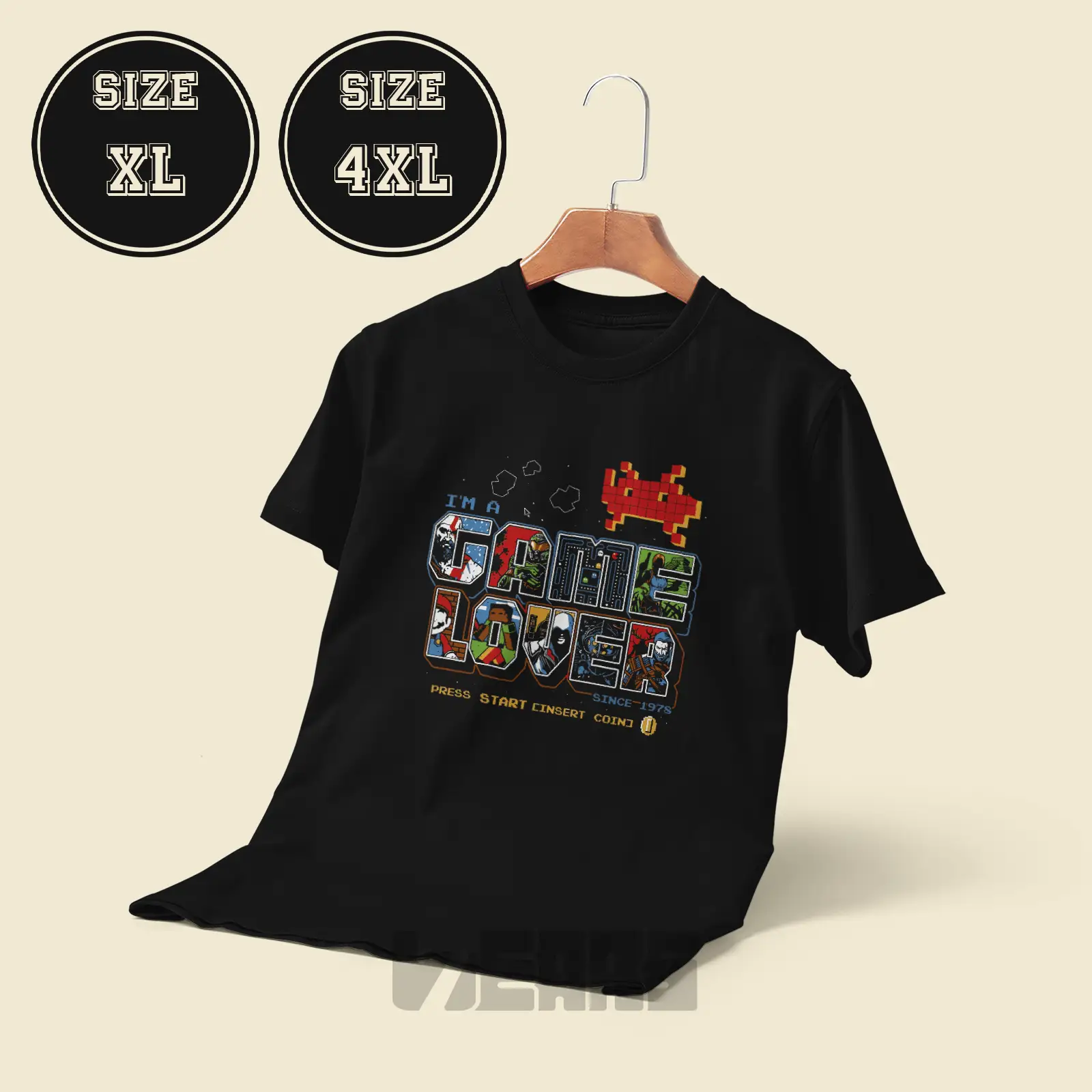 3 تیشرت گیمینگ طرح Game Lover Specials