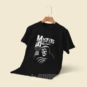 تیشرت Misfits طرح ایلوستریشن میسفیتس