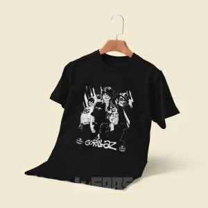 تیشرت بند Gorillaz طرح گوریلاز