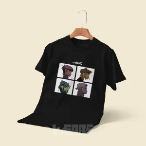 تیشرت بند گوریلاز طرح آلبوم Demon Days